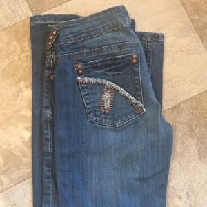 Cowgirl Tuff Jeans, size 27 x 35